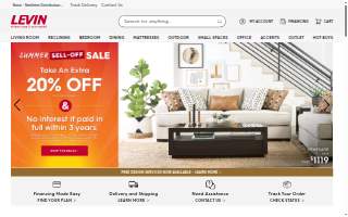Levin Tire & Service Center website