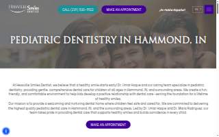 Hessville Smiles Dentist website