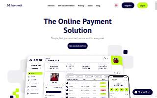 Konnect Transport website
