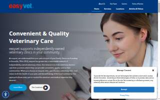 easyvet Veterinarian Overland Park of Olathe website