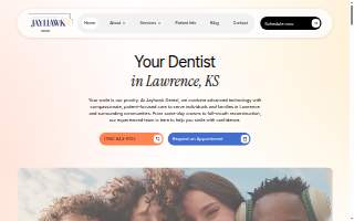 Jayhawk Dental website