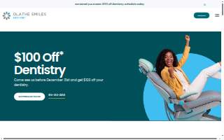 Olathe Smiles Dentistry website