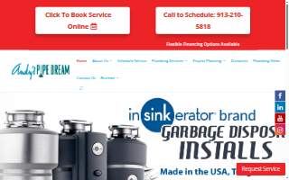 Andy's Pipe Dream Plumbing website