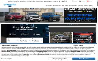 Shawnee Mission Ford website