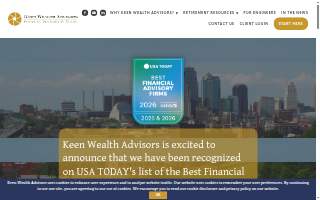 Keen Wealth Advisors of Lansing website