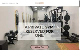 Gym Pods website