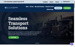 Auto Driveaway Transport Logistics - Truck Transport website