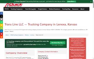 Trans Line Llc website