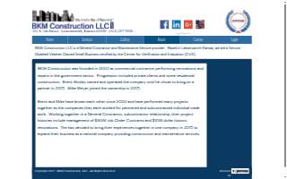 BKM Construction LLC website