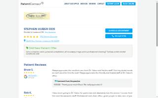 Stephen Huber, DDS website