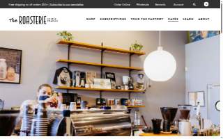 The Roasterie Café I Leawood website