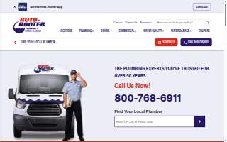 Roto-Rooter Plumbing & Water Cleanup website