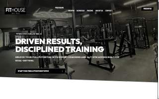 Fit House KC website