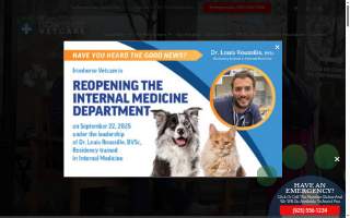Ironhorse Veterinary Care website