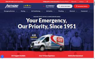 HECO Heating Air Conditioning Plumbing website