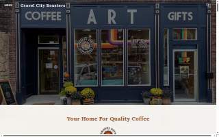 Gravel City Roasters website