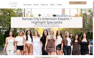 Hyde Salon website
