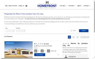 Homefront Real Estate Group website