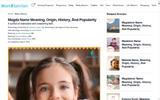 Magda & Diana Salon website