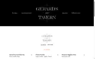 Gerard's 1907 Tavern website