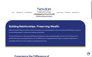 Newton Financial Group website