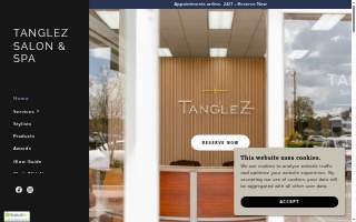 Tanglez Hair Studio LLC website