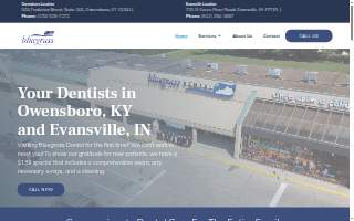 Bluegrass Dental website