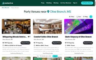 The Venue of Covington website