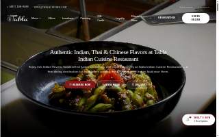 Tabla Indian Restaurant Richmond website