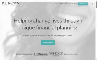 R.L. Brown Wealth Management of Georgetown website