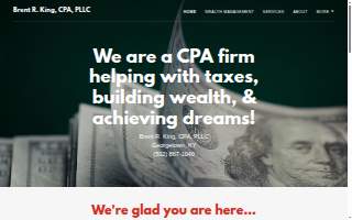 Brent R. King, CPA, PLLC website