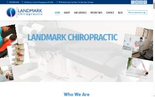 Landmark Chiropractic website