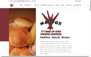 Maddox Garden Center and Landscaping website