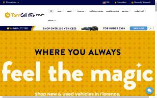 Tom Gill Chevrolet website