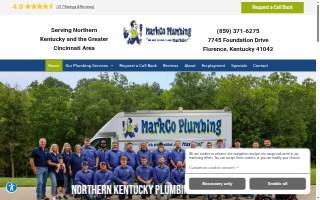 MarkCo Plumbing website