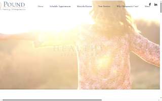 Pound Family Chiropractic website