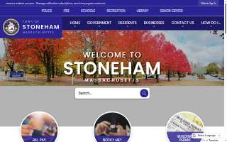 Stoneham Auto Sales website