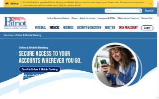 Patriot Chevrolet GMC website