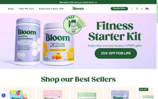 Bloom IV Hydration & Wellness website