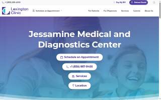 Lexington Clinic Nicholasville Diagnostic Center website