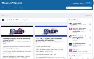 Bluegrass Veterinary Clinic website