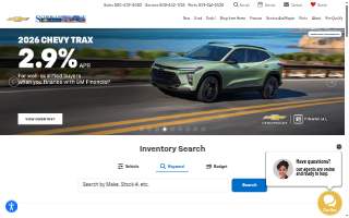 Sutherland Chevrolet website