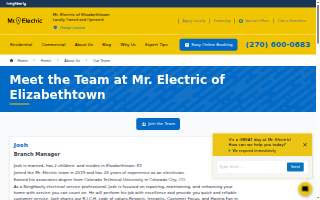 Mr. Electric of Elizabethtown website