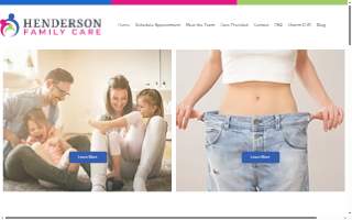 Henderson Family Care website