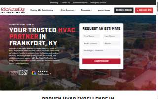 McAnelly Heating & Cooling website