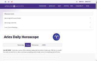 Aries Tax Service website