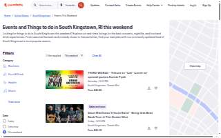 Events Venue and Entertainment website