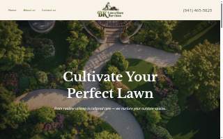 Bk Lawn Care website