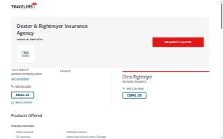 Dexter and Rightmyer Insurance Agency website