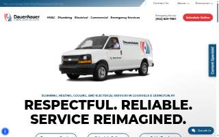 Dauenhauer Plumbing Heating Air & Electric of Radcliff website